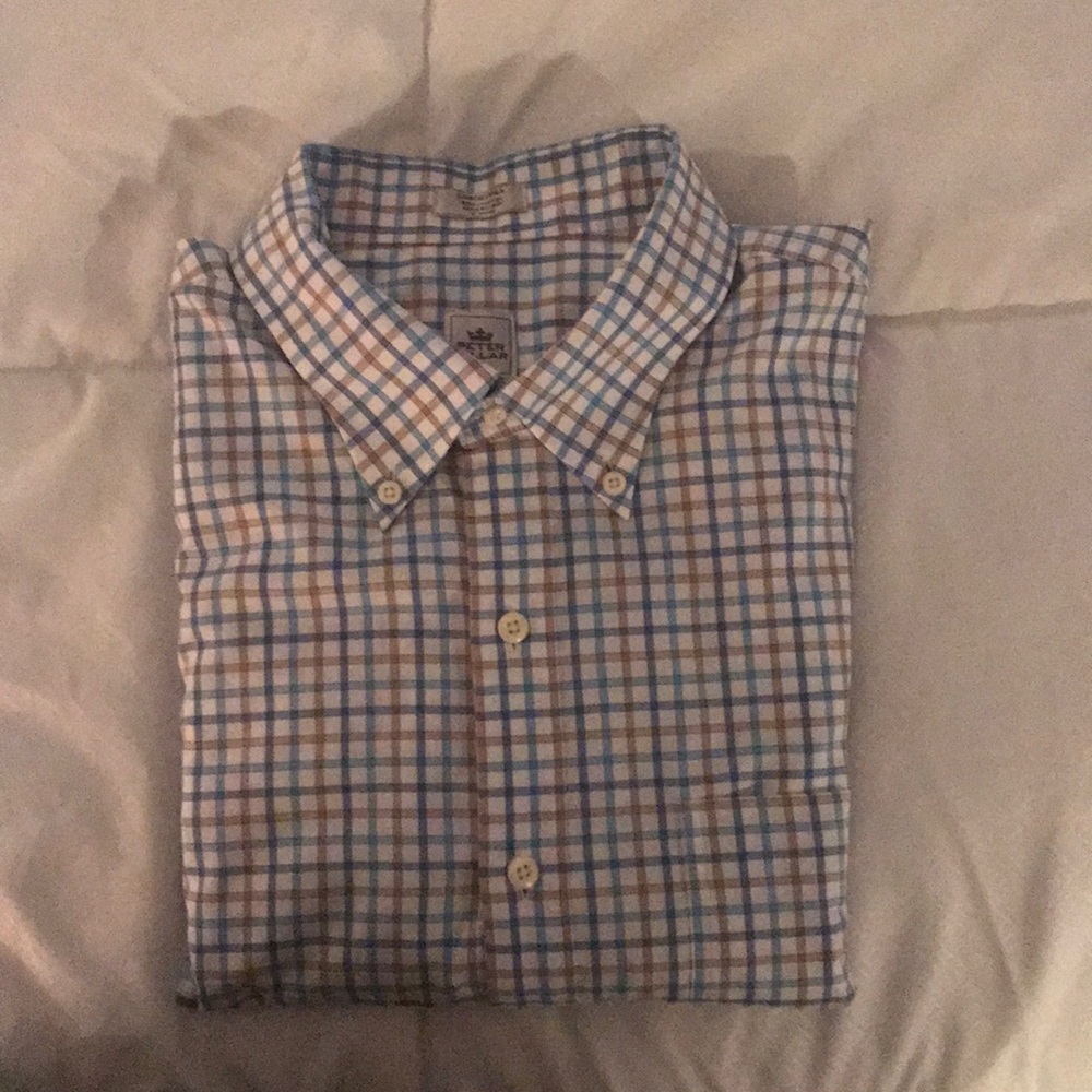 Beautiful Peter Millar Large/Tall Button Down